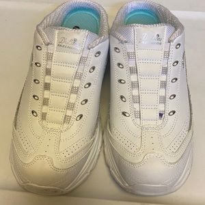 Sketchers open back sneakers